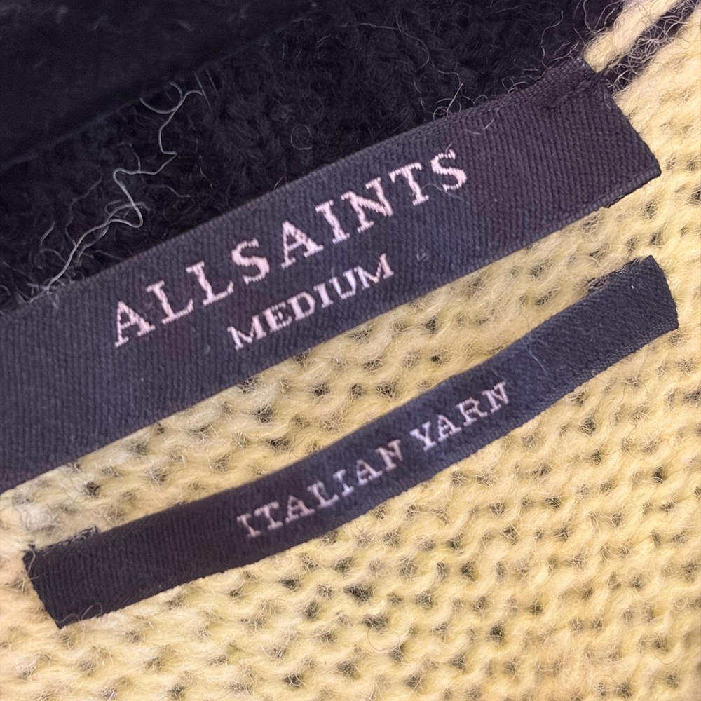 Moving Sale 🌟 All Saints Women's Lou V-Neck Sweater | M - Picture 5 of 8